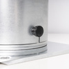 SRC200AB - Drejelig aluminium sfærisk sokkel 200 mm med base